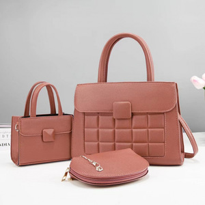 Conjunto de Bolsos de Tres Piezas An Ru Shi, Bolso Tote Negro de Gran Capacidad con Parche Interior para Viajes de Ocio, Verano 2025 - Product Image 4
