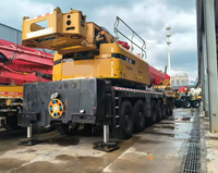 Grue tout-terrain ISO-Approuvée SAC3000 300T 81m pour l'érection de structures en acier et le levage de matériaux de construction en immeubles de grande hauteur