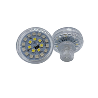 Luces de Punto LED RGBW Autoprogramables AC 24V 1-16 para Feriantes de Recintos Feriales y Carnavales, Iluminación de Atracciones de Plástico E14 60mm IP65