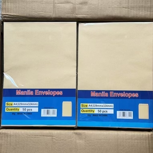 <span class=keywords><strong>Enveloppes</strong></span> en papier manila de taille <span class=keywords><strong>A4</strong></span>, A3, A5, DL, 80g, en gros, <span class=keywords><strong>enveloppes</strong></span> brunes et blanches pour les fournisseurs de papeterie de bureau - Product Image 2