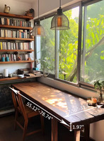 Table à thé multifonctionnelle en bois massif pour la maison, le bureau, le salon - Nouveau style zen chinois