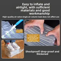 Sac gonflable YISHI durable à 9 couches PA/PE pour la protection des bouteilles de vin, emballage tampon pour le transport de verrerie fragile