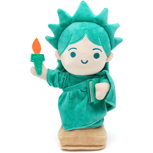 Muñeco de Peluche Personalizado de la Estatua de la Libertad al por Mayor, Figura de la Dama de la Libertad de 13 Pulgadas, Peluche Abrazable, Regalos para Niños - Product Image 1