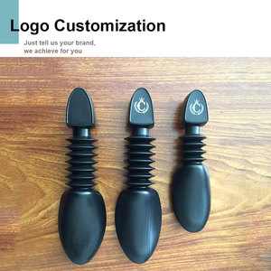 Grosir Logo Kustom Murah Baru Hitam Musim Semi Dapat Disesuaikan Kertas Karet Kardus Plastik Tandu Cedar Besar Pria Wanita Sepatu Pohon - Product Image 6