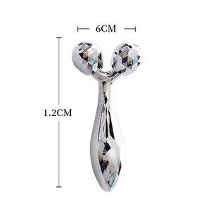 3D Y-shape Ball Facial Massage <b>Roller</b> Zinc Alloy Anti-Aging Wrinkle Remover Face Lift Skin Tightening Skin Care Tool - Product Image 2