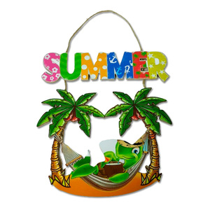 Biểu Tượng Tùy Chỉnh In Ấn Gỗ Mảng Bám Bãi Biển Đại Dương Rùa Dừa Treo Dấu Hiệu Bằng Gỗ Tường Dấu Hiệu Mùa Hè Bãi Biển Vibes MDF Gỗ Dấu Hiệu - Product Image 1