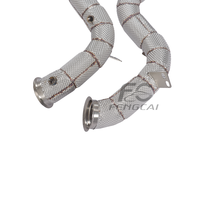 Tuyau de descente isolé direct SS304 pour Mercedes-AMG GLE63 4.0T V8 2023+ – Tuyau de décharge pour performance de course, échappement à flux libre