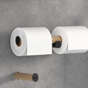 Agape Design moderno porta rotolo doppio per cucina e bagno asciugamano di carta e porta carta igienica per alberghi - Product Image 3