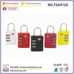 Tsa9120 אופנה באיכות גבוהה פלסטיק בטיחות נסיעות תרמיל מנעול מנעול סיסמא שלוש ספרות נגד גניבה - Product Image 2