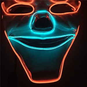 Nuevo diseño, Popular Cosplay luminosa miedo <span class=keywords><strong>diablo</strong></span> <span class=keywords><strong>Halloween</strong></span> resplandor máscara - Product Image 4
