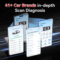Escáner Automotriz, Escáner de Todos los Sistemas KONNWEI MAXOBD, Herramienta de Diagnóstico OBD2 para Toyota, para BENZ, para Audi, para iPhone