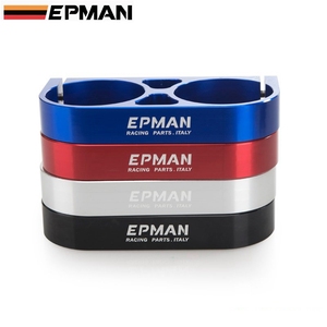 EPMAN Supporto Universale in Alluminio per Doppia <span class=keywords><strong>Pompa</strong></span> Carburante da Corsa 60mm con Kit Blocco Collettore di Uscita Carburante per <span class=keywords><strong>Pompa</strong></span> Carburante <span class=keywords><strong>Bosch</strong></span> 044 - Product Image 6