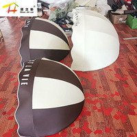 Auvent pliant en aluminium imperméable de grande taille sur mesure pour fenêtre et porte, type pastèque française, pergola pare-soleil