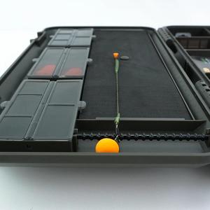 Caja de Pesca Hirisi para Carpas, Estuche de Almacenamiento de Herramientas Giratorias con 25 Anzuelos, Cajas de Accesorios de Pesca W521 - Product Image 5