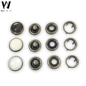 Hersteller Buntes Metall Reines Kupfer Fünf Klauen Schnalle Kinder Perle Knopf Baby Shirt Runde Bauch Zinken Ring Snap Butt - Product Image 4