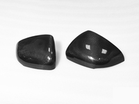 Coques de rétroviseurs latéraux en fibre de carbone sèche de qualité supérieure pour Mercedes-Benz A35 AMG W177, remplacement direct
