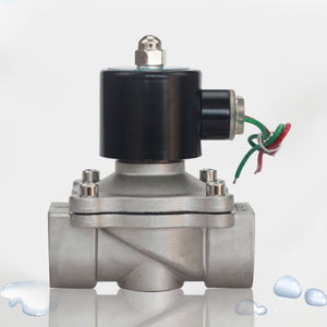 ROTK <span class=keywords><strong>2</strong></span>/<span class=keywords><strong>2</strong></span> weg direkt wirkende normal geschlossen <span class=keywords><strong>3</strong></span>/4 "zoll Öffnung 20mm edelstahl 304 AC24V magnetventil - Product Image 2