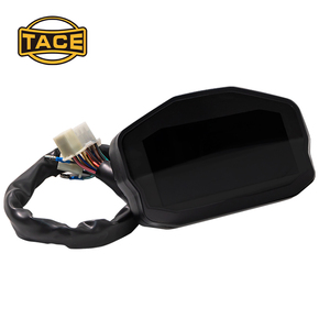 Nouveau compteur de vitesse numérique LCD universel pour moto, odomètre, tachymètre, jauge 12V, coque noire, pour le marché d'Amérique du Sud - Product Image 6