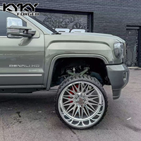 Jantes forgées chinoises pour camions 22X12 24X14 24X12 26X14 26x16 28X16 pour Dodge GMC Sierra 2500 6x5.5, 8x6.5, 8x170 8x180 Concave Profond