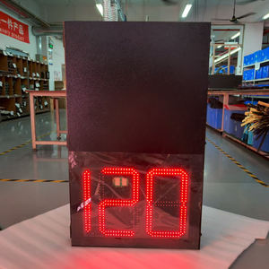 Señal de límite de velocidad LED solar para exteriores, señal de radar de retroalimentación del conductor Digital de tráfico para Advertencia de carretera, uso de seguridad de tráfico - Product Image 1