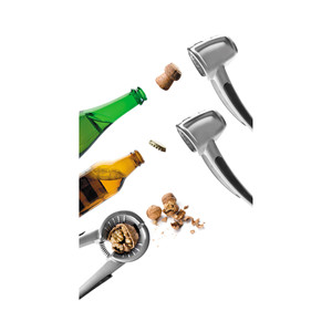 Schiaccianoci 3 in 1 in acciaio inossidabile, utensile da cucina multifunzione per noci e semi - Product Image 2