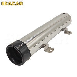 Soporte de caña de pescar de acero inoxidable Seacar, soporte de caña de pescar de un solo tubo para barcos. - Product Image 4