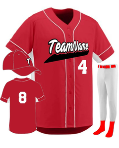 Tontons Factory Custom Design Team Player Softball <b>Baseball</b> Uniform Jerseys Pants Full Sets 100% Polyester Plus Size Breathable - Product Image 5