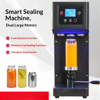 Machine de scellage de boîtes semi-automatique de haute qualité pour l'emballage de boissons et de produits, haute productivité