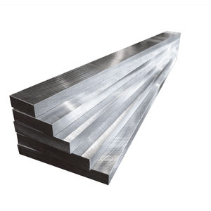 Barre plate en aluminium haute résistance 6063 T5, finition usine, taille personnalisée, barre rectangulaire en aluminium pour travaux de construction et de charpente - Product Image 1