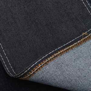 批发蓝灰色环保弹力边牛仔面料70% 棉-28% 聚酯-2% 氨纶混纺室内装潢行业 - Product Image 4