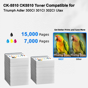 Cartouche de toner compatible IBEST Triumph Adler CK-5510 CK5510 compatible avec Triumph Adler 300CI <span class=keywords><strong>301CI</strong></span> 302CI <span class=keywords><strong>Utax</strong></span> - Product Image 2