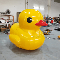 Canard gonflable de publicité jaune personnalisé canard d'eau gonflable grand canard en caoutchouc à vendre