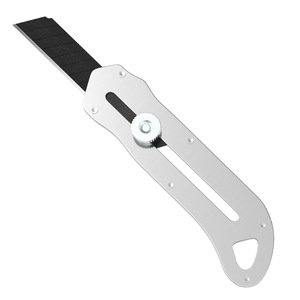 Utility Knife Stainless Steel 138mm Length With Floating Blade Design For Precision Cutting And Wallpaper Removal - Product Image 2