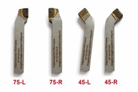 Jeu d'outils de tournage carrés à plaquettes en carbure CNC importés T5K10, 3 angles (45°, 75°, 90°), 16x16x110mm, OEM, Meilleur Prix