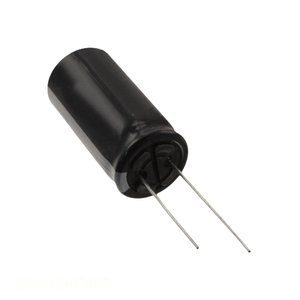 Condensador Original CAP ALUM 6800UF 20% 25V RADIAL de Orificio Pasante 6800 uF ECA-1EHG682 - Product Image 1