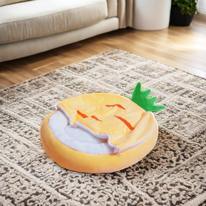 Lit pour animaux de compagnie luxueux et mignon en peluche courte et coton PP, confortable – Offre spéciale - Product Image 2
