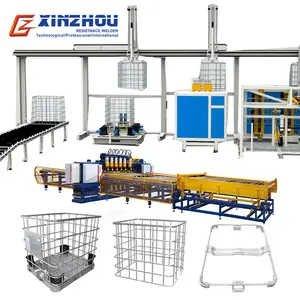 Automatic IBC Tote Cage Machine Ibc Cage Wire Welding Machine Ibc Cage Bending Making Machine