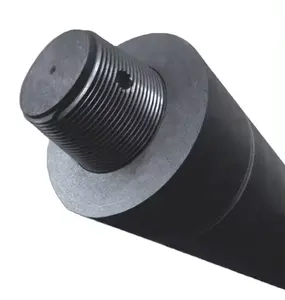 China Factory Steel Casting UHP Extruded Carbon Graphite Electrode with Nipples Low price