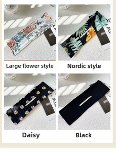 <span class=keywords><strong>Accessoire</strong></span> pour cheveux DIY pour femmes : Outil de coiffure fait main Magic Twist en tissu, antidérapant, avec motif floral et nœud imprimé coloré, pour <span class=keywords><strong>chignon</strong></span> et coiffures de fête - Product Image 6
