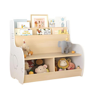 Libreria per Bambini 3 <span class=keywords><strong>in</strong></span> 1, Scaffale <span class=keywords><strong>in</strong></span> <span class=keywords><strong>Legno</strong></span> con Panca per Cameretta e Sala Giochi - Product Image 1