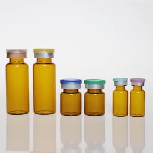 Peptide Steroid Pharmaceutical Injection 1ml 10ml Small Glass Bottles Amber Vial