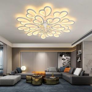 Lámparas de Techo de Cristal BGST para Decoración de Interiores, Lámpara de Techo <span class=keywords><strong>LED</strong></span> Redonda de Lujo para Sala de Estar - Product Image 1