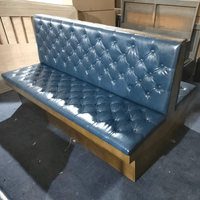 Ensembles de mobilier de luxe modernes en bois pour hôtels, restaurants, espaces extérieurs, bars, salons et cafés, incluant banquettes droites, tables et chaises