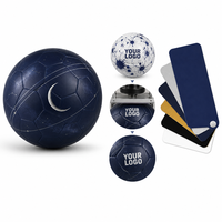 Ballons de football entièrement personnalisables Taille 5 – Conception sur mesure OEM ODM en cuir PU pour camps de football, équipes et ligues (vente en gros)