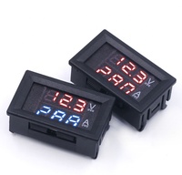 DC0-100V 0.28 inci 1A 10A 50A 100A Voltmeter Digital detektor tegangan tampilan ganda Panel saat ini pengukur tegangan