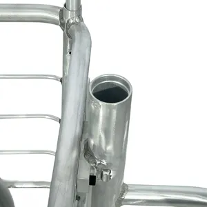Cuadro de bicicleta eléctrica de carga de tres ruedas de calidad superior con cuadro de bicicleta de carga eléctrica de aleación de aluminio