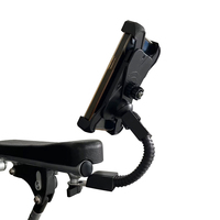 Support de téléphone pour fauteuil roulant - Convient à la plupart des téléphones, y compris l'iPhone, s'adapte à toutes les poussettes, landaus, fauteuils roulants, scooters et déambulateurs
