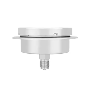 플랜지 가장자리 기기 압력계 2.5% 고정밀 공기 액체 압력 게이지 축 방향 압력 미터 게이지 - Product Image 3