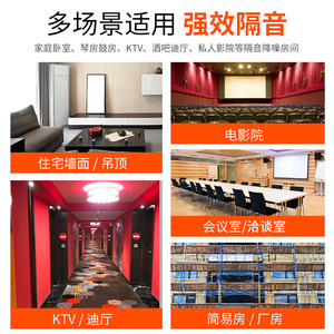 Rouleau de laine de verre centrifugée BLM-06 1580-1770°C, isolation phonique et ignifuge pour le rembourrage des murs et l'isolation acoustique - Product Image 2