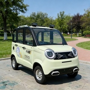 Mini Auto Eléctrico <span class=keywords><strong>de</strong></span> Baja Velocidad <span class=keywords><strong>de</strong></span> 1000W para el Hogar, Pequeño, 4 Puertas, Autonomía <span class=keywords><strong>de</strong></span> 100-300km, para Adultos Mayores, Ecológico, Totalmente Cerrado, Autos Eléctricos Li - Product Image 1